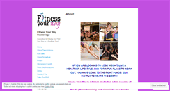 Desktop Screenshot of fitnessyourwayrockbridge.com